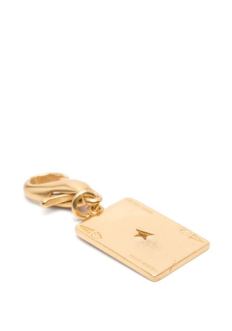 Gold-tone playing card charm Golden goose - unisex GOLDEN GOOSE | GUA00706A00061565121